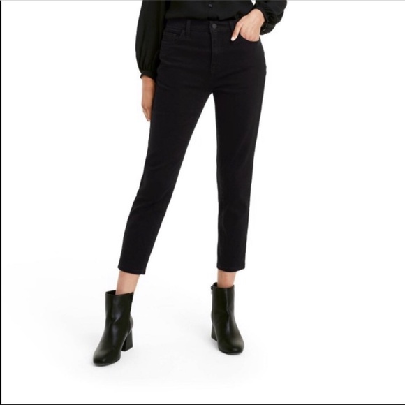 NWT Nili Lotan for Target Black High-Rise Ankle Length Skinny Jeans - Picture 1 of 6